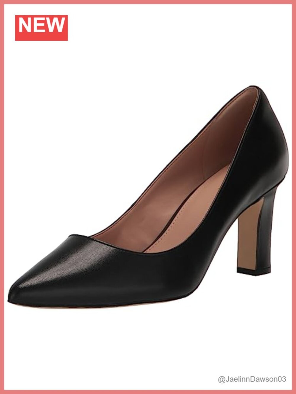 Classic Leather Pump Heel Round Toe Formal Dress Shoes Wedding
